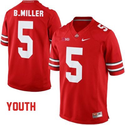 Ohio State Buckeyes Women's Braxton Miller #5 Red Authentic Nike College NCAA Stitched Football Jersey UX19B12UJ